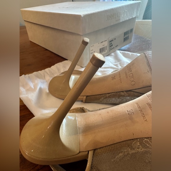 Jimmy Choo Nova Lace - nude color - Picture 6 of 12